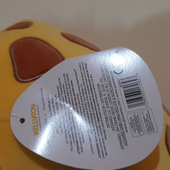 Squishmallows Leigh Toad Frog Yellow Plush Stuffed Animal Toy 7.5" - Picture 9 of 11